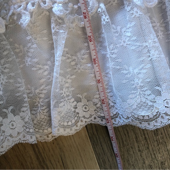 Puffy Short Sleeves Embroidered Girls Dress 7/8 - Picture 13 of 14